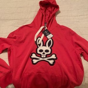 phsyco bunny pink hoodie